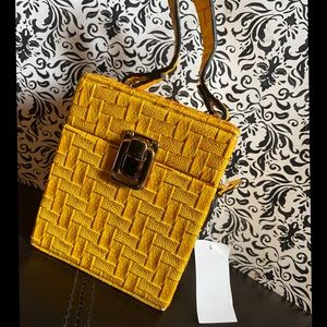 NWT Yellow Box Purse
